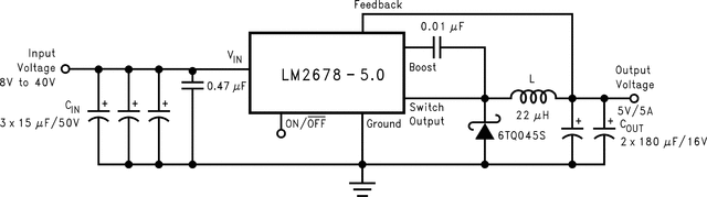 Структурная схема LM2678