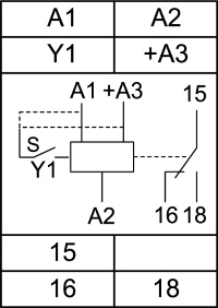 Схема подключения реле РВЦ-1М
