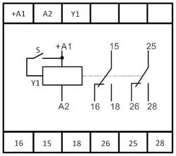 Схема подключения реле РВО-08