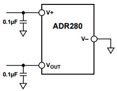 ADR280ART микросхема, SOT23-3 (рис.2)