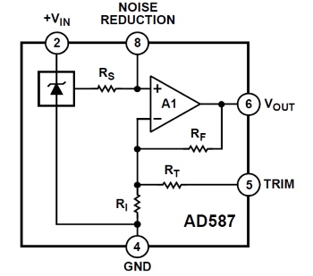 Структура ИОН AD587