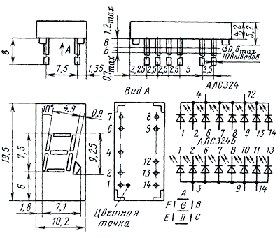 АЛС324Б1 ник. 91-93г. индикатор (рис.2)