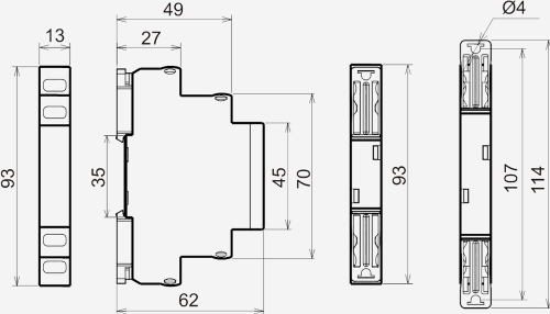 Габаритные размеры АЗУ-М485
