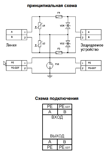 АЗУ-М485 УХЛ4 реле контроля однофазного перем. напр. (рис.2)