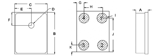 Габаритные размеры MEMS-микрофона CSM3729