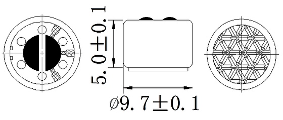 Габаритные размеры микрофона CU9750