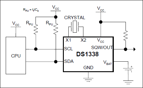DS1338Z-33 + T микросхема, SO-8 (рис.2)