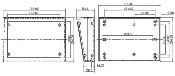 Габариты корпуса G1183