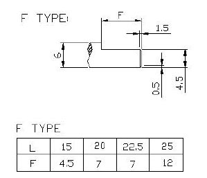 RK1112N-B1K, L-25F резистор переменный 1кОм, с защелкой (рис.3)