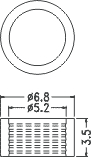 LED3-1B фиксатор для держателя LED3-2 (рис.3)