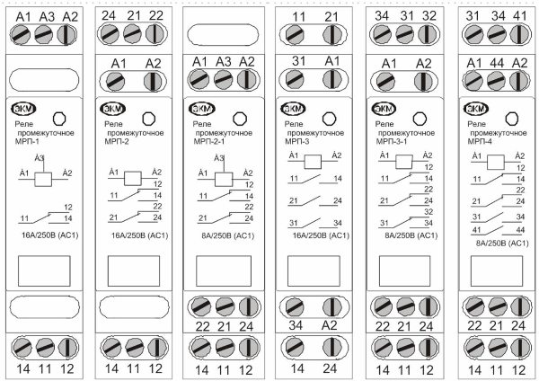 МРП реле - схема включения