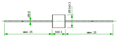 Габариты разрядника NS2R-xABL