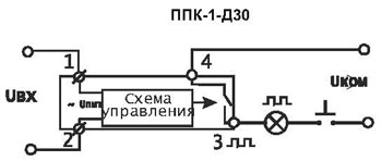 ППК-1-Д30  10г. пульс-пара коммутационная (рис.1)