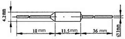 TZ D-136 термопредохранитель 136 гр., 15А/250В