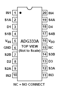 ADG333ABR микросхема (рис.3)
