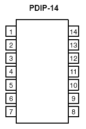 SI9102DJ микросхема PDIP-14 (рис.3)