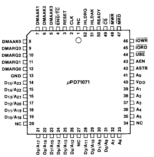 UPD71071L микросхема (рис.2)