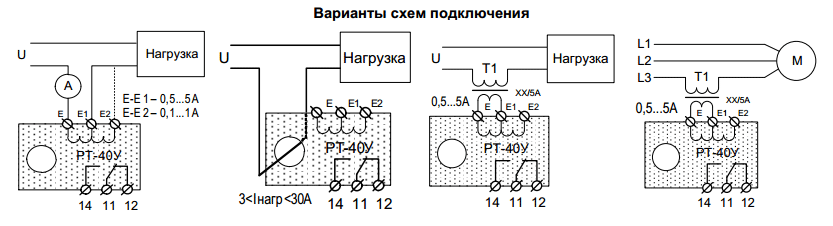 РТ-40У УХЛ2 реле контроля тока (рис.2)