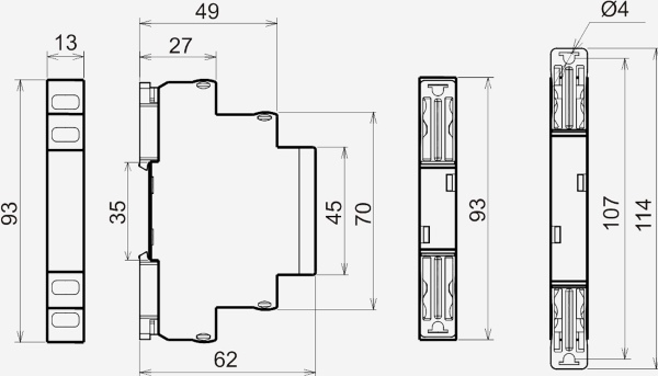 Габаритные размеры РТЗ-1М