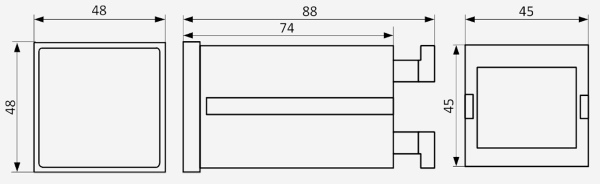 Габаритные размеры РВЦ-П2-10
