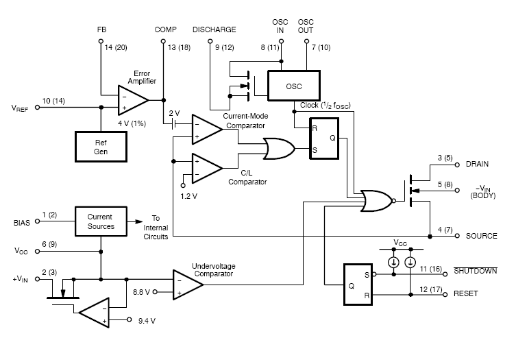 SI9102DJ микросхема PDIP-14 (рис.2)