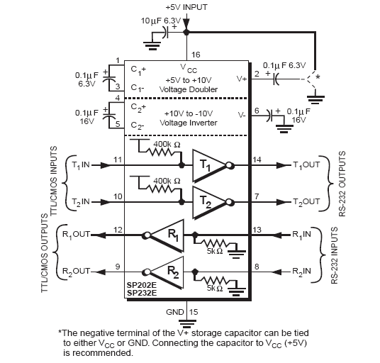 SP312EET микросхема, SOIC-18 (рис.2)