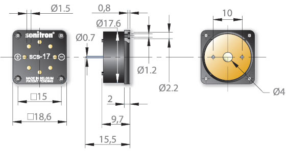 Пьезодинамик SCS-17-S