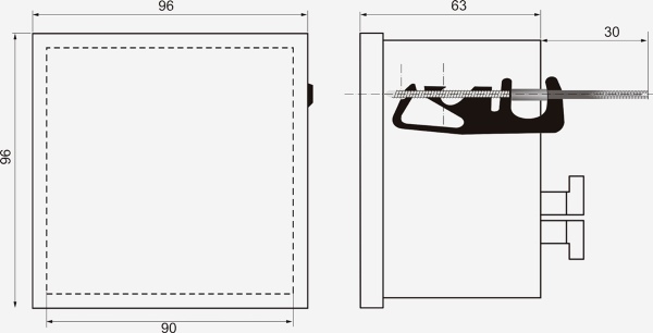 Габаритные размеры СИМ-05-5-09