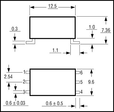 Размеры транформатора SM-LP-5001