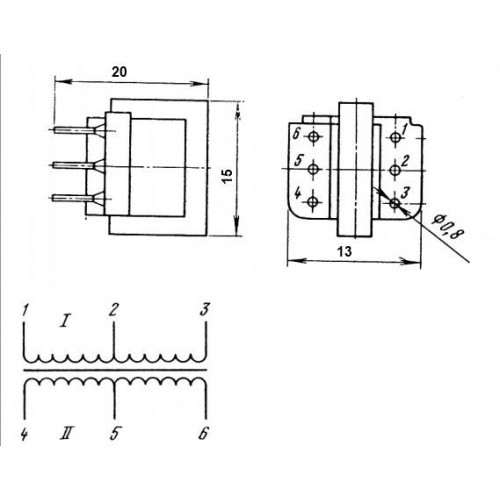 Габаритные размеры ТОТ-32 и ТОТ-35