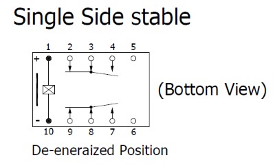 Распиновка реле TRQ2