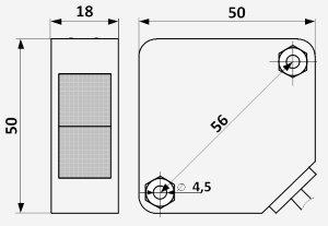 Габаритные размеры датчиков ВИКО-Б-109-П3
