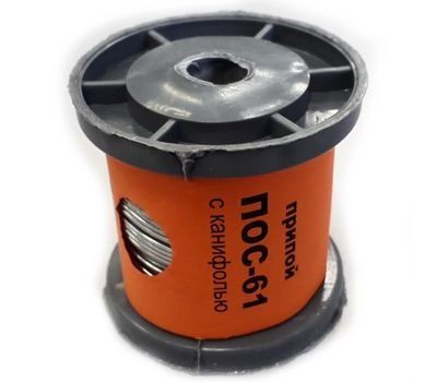 ПОС-61 Тр 0,8мм 100г припой фас. (на катушке) ССТХ - фото