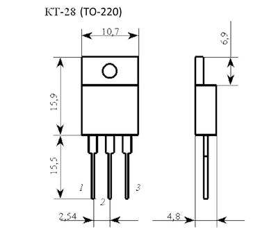 КТ829Б КРЕМНИЙ ЭЛ - фото