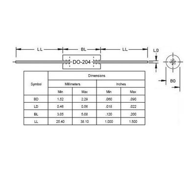 1N4001 DC - фото