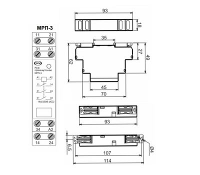 МРП-3 ACDC24B УХЛ2 МЕАНДР - фото