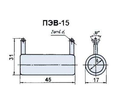 ПЭВ-15-1,0кОм-5% АРЗ - фото