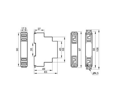 РКН-3-17-15 АС230В/AC400В УХЛ4 МЕАНДР - фото