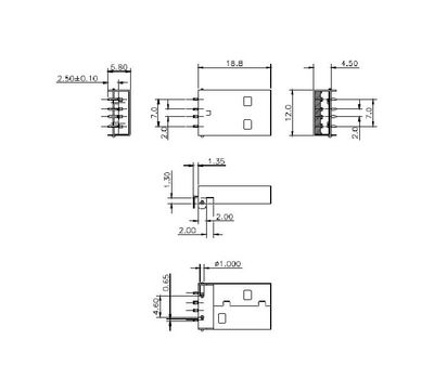 USBA-1P-RR NLT - фото