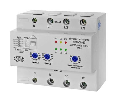 УЗМ-3-63К AC230В/AC400В УХЛ4 МЕАНДР - фото