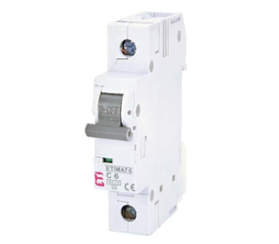 ETIMAT 6 1p B 1А (6 kA) ETI - фото