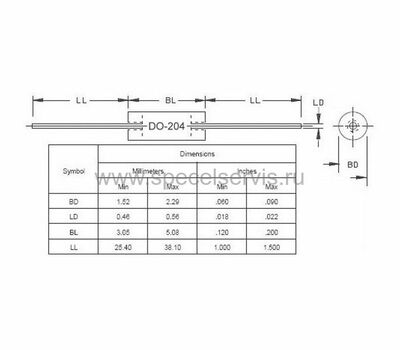 1N4007 HOTTECH - фото