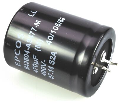 B43504A9477M  (ECAP 470uF 400V 3545 105C 20%) EPCOS - фото