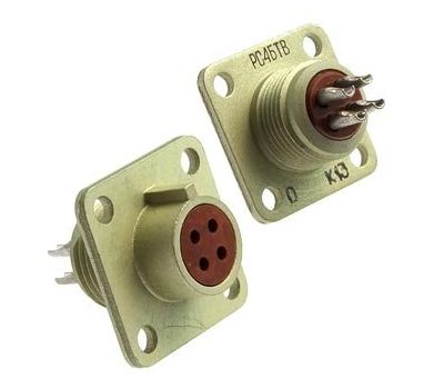 РС4БТВ розетка без кожуха  87г. КОПИР - фото